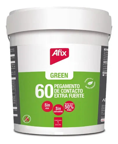 Pegamento Afix 60 Green sin Solventes Galón 3,8L